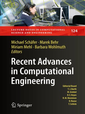 cover image of Recent Advances in Computational Engineering